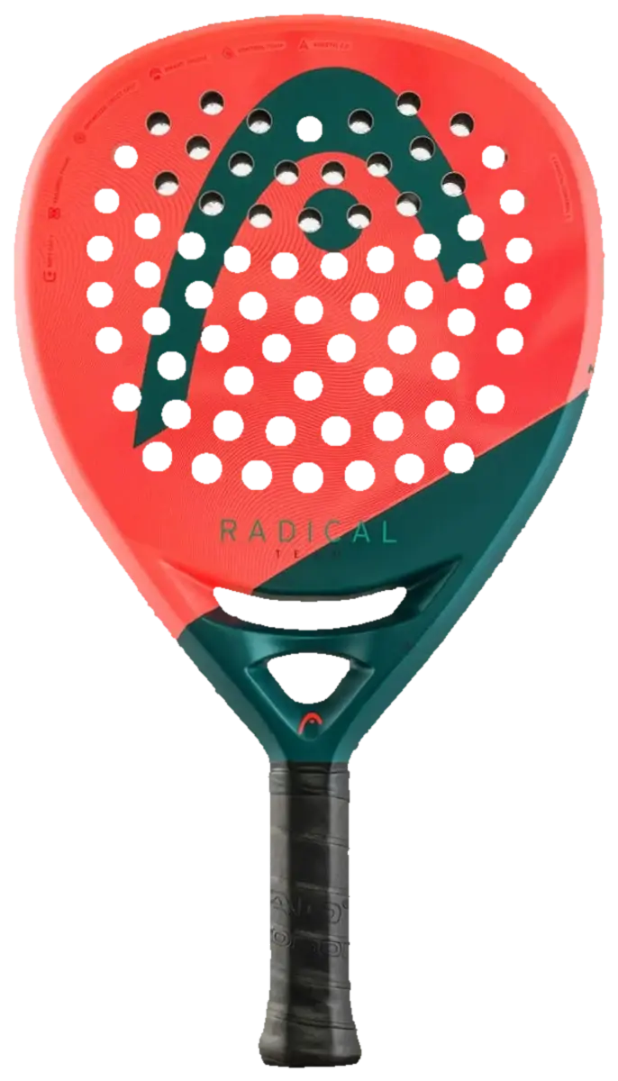 Head Radical Team 2026, vista frontal